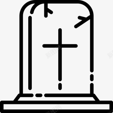墓碑万圣节210直系图标