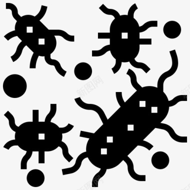 细菌生物化学21字形图标