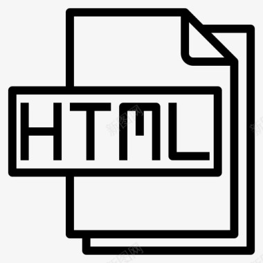 Xhtml文件文件格式1线性图标