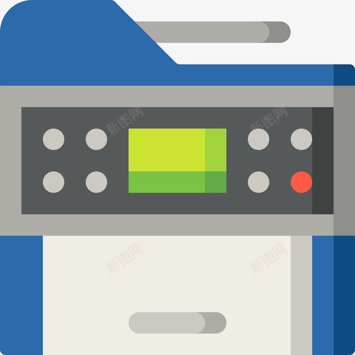 复印机通讯224扁平svg_新图网 https://ixintu.com 复印机 通讯 扁平