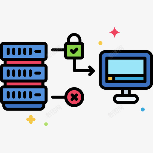 数据收集网络安全37线性颜色svg_新图网 https://ixintu.com 数据 收集 网络安全 线性 颜色