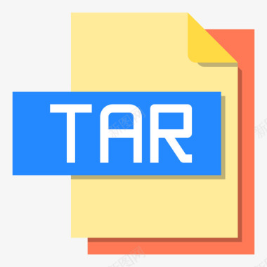 Tar文件文件格式2平面图标