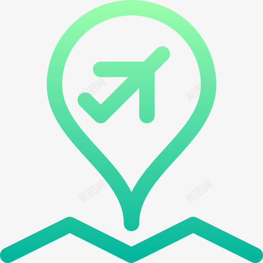 机场旅行332线性颜色svg_新图网 https://ixintu.com 机场 旅行 线性 颜色