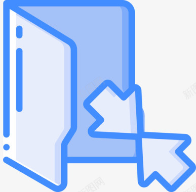 文件夹文件和文件夹操作4蓝色图标