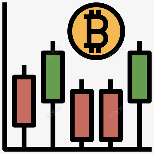 股票加密货币97线性颜色svg_新图网 https://ixintu.com 股票 加密 货币 线性 颜色