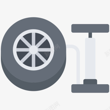 轮胎洗车18瘪胎图标