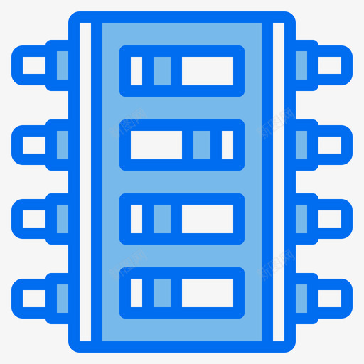 开关电子元件4蓝色svg_新图网 https://ixintu.com 开关 电子元件 蓝色