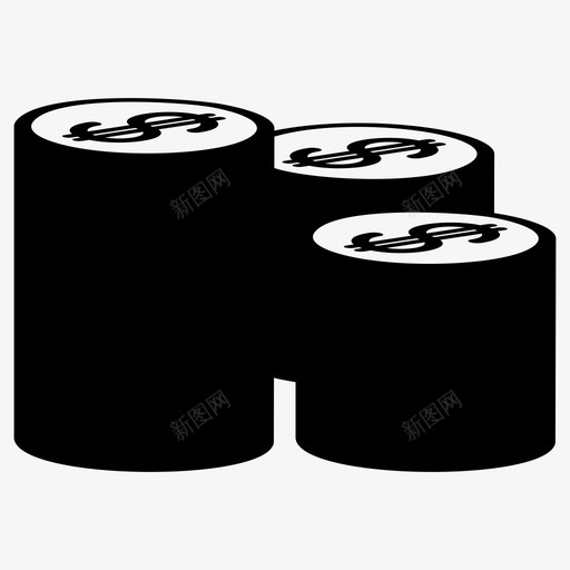 金融银行硬币svg_新图网 https://ixintu.com 硬币 金融 银行 储蓄