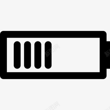 充电电池百分比电池电量图标