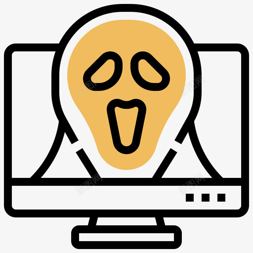 网络攻击网络欺凌4黄影svg_新图网 https://ixintu.com 网络 攻击 欺凌 黄影