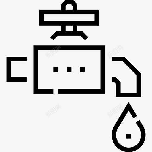 节约用水生态229线性svg_新图网 https://ixintu.com 节约 用水 生态 线性