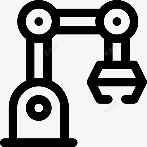 机械臂技术113线性svg_新图网 https://ixintu.com 机械 技术 线性