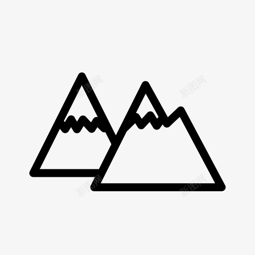 高山探险攀爬svg_新图网 https://ixintu.com 夏天 探险 攀爬 攀爬人物 高山