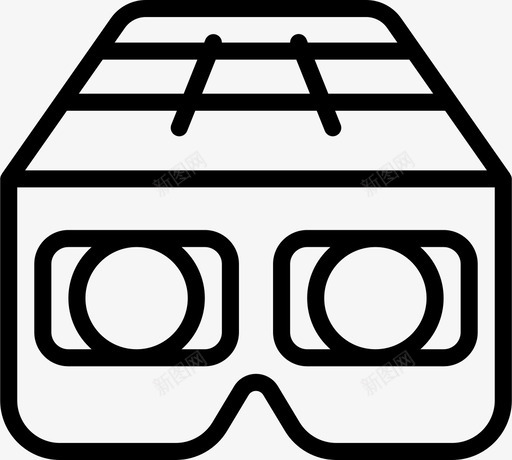 眼镜增强现实13线性svg_新图网 https://ixintu.com 眼镜 增强 现实 线性