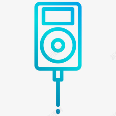 Ipod音乐应用程序线性渐变图标