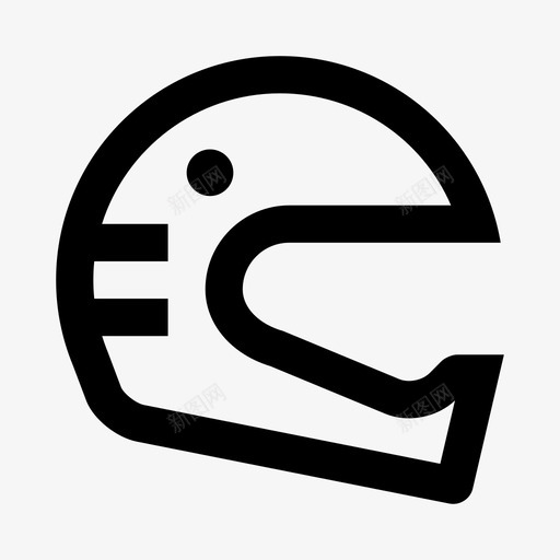 头盔汽车运动保护svg_新图网 https://ixintu.com 头盔 汽车运动 保护 安全 运动 线路