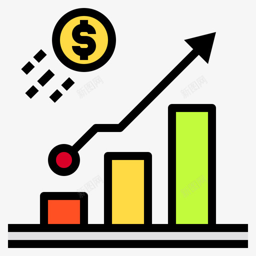 货币金融185线性颜色svg_新图网 https://ixintu.com 货币 金融 线性 颜色