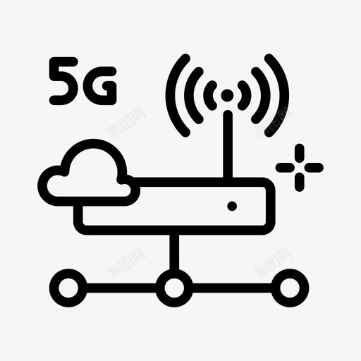 服务器5g1线性svg_新图网 https://ixintu.com 服务器 5g 线性