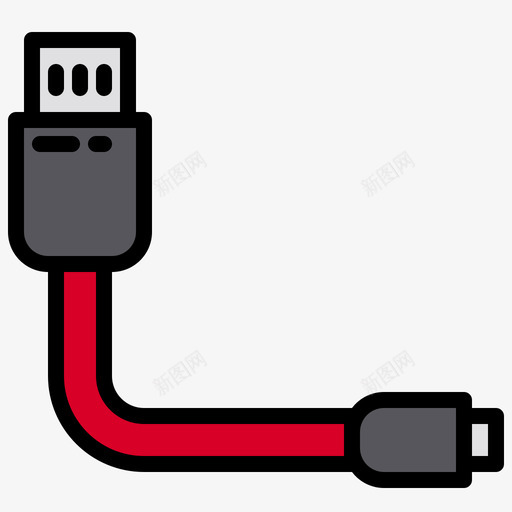 Usb媒体技术1线颜色svg_新图网 https://ixintu.com Usb 媒体 技术 颜色