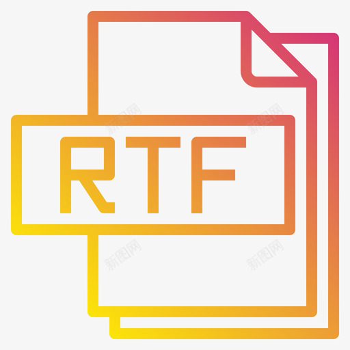 Rtf文件文件格式3渐变svg_新图网 https://ixintu.com 文件 Rtf 格式 渐变