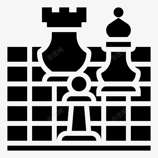 象棋皇室元素1雕文svg_新图网 https://ixintu.com 象棋 皇室 元素 雕文
