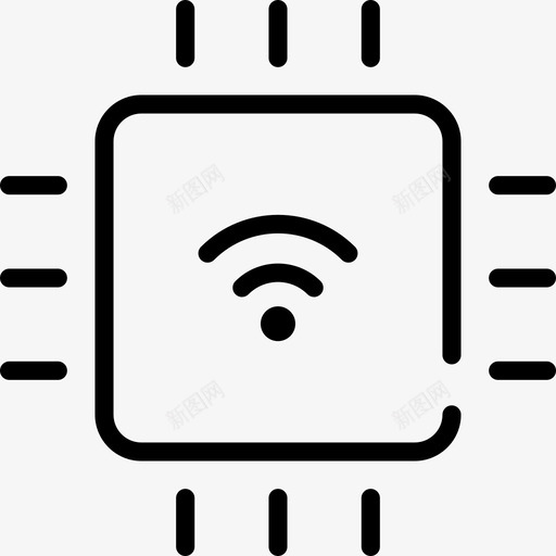 Cpu互联网技术31线性svg_新图网 https://ixintu.com Cpu 互联网 技术 线性