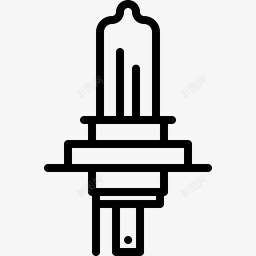 前照灯机械4线性svg_新图网 https://ixintu.com 照灯 机械 线性