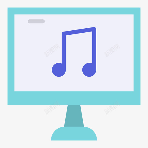 音乐网络营销4平面svg_新图网 https://ixintu.com 音乐 网络营销 平面