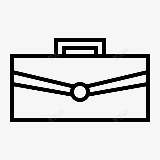公文包商务财务2svg_新图网 https://ixintu.com 公文包 商务 财务
