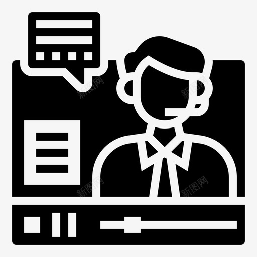 现场博客作者和影响者25字形svg_新图网 https://ixintu.com 现场 博客 作者 影响 字形