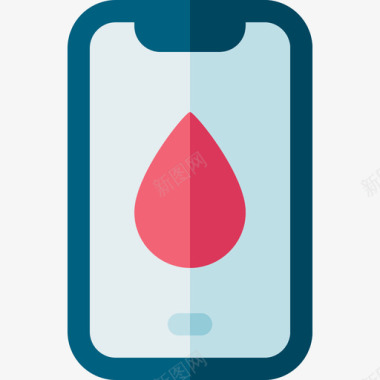 献血献血65平坦图标