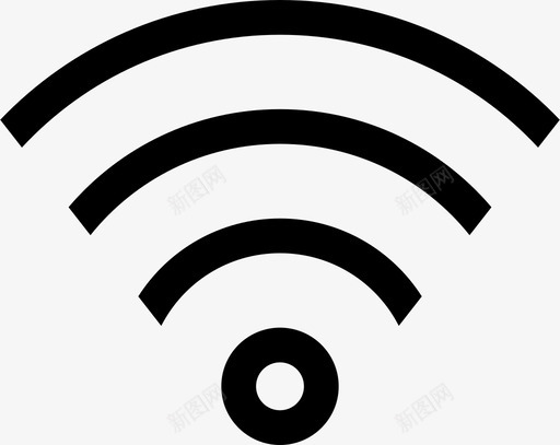 wifi接入连接svg_新图网 https://ixintu.com wifi 接入 连接 互联网 信号 接口 应用