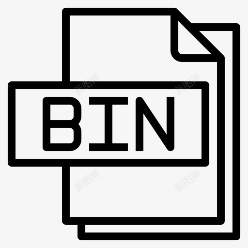Bin文件文件格式1线性svg_新图网 https://ixintu.com 文件 Bin 格式 线性