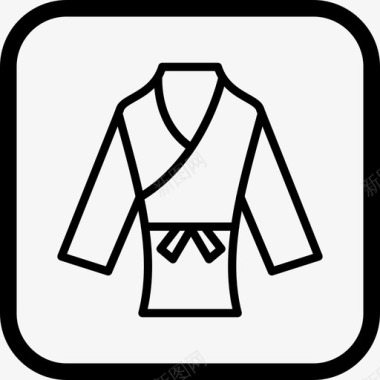 空手道柔道跆拳道图标