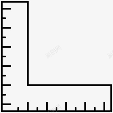 尺子计算数学图标