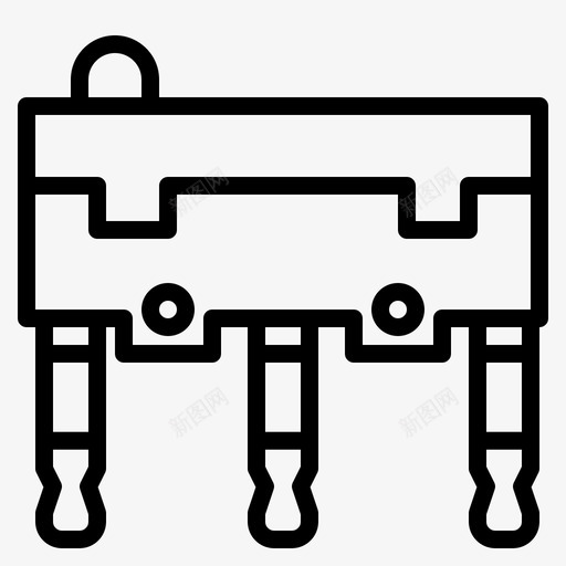 开关电子元件1线性svg_新图网 https://ixintu.com 开关 电子元件 线性