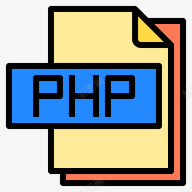 Php文件格式4线性颜色图标