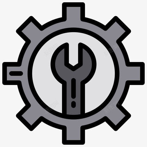 设置搜索引擎优化在线营销11线性颜色svg_新图网 https://ixintu.com 设置 搜索引擎 优化 在线 营销 线性 颜色