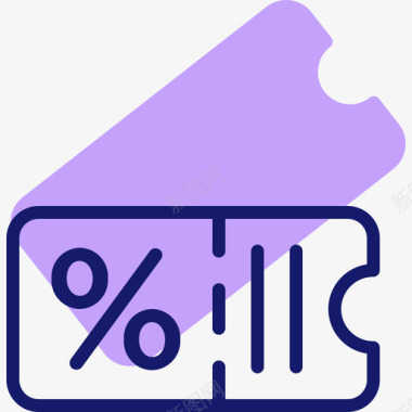 优惠券电子商务180线性颜色图标