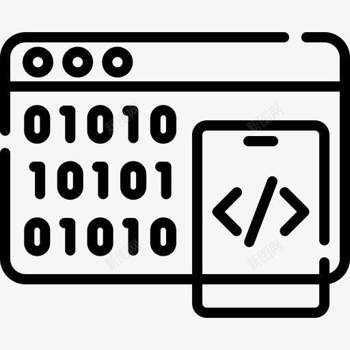应用程序开发大数据96线性svg_新图网 https://ixintu.com 应用 程序开发 大数 数据 线性