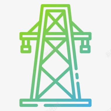 电力线石油工业19坡度图标