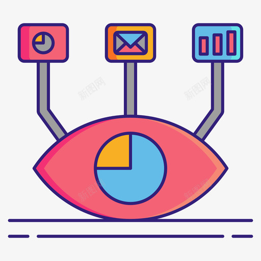 数据可视化营销技术线条色彩svg_新图网 https://ixintu.com 数据 可视化 营销 技术 线条 色彩