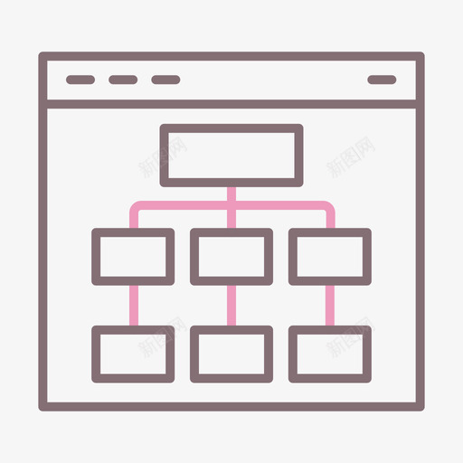 层次结构用户体验和用户界面线颜色svg_新图网 https://ixintu.com 层次 结构 用户 体验 用户界面 颜色