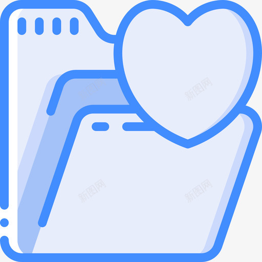 心脏文件和文件夹操作4蓝色svg_新图网 https://ixintu.com 心脏 文件 文件夹 操作 蓝色