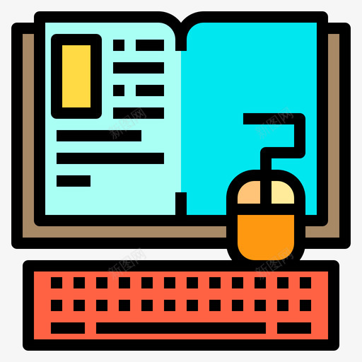开本教育330线颜色svg_新图网 https://ixintu.com 开本 教育 颜色