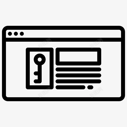 密码保护数据线性svg_新图网 https://ixintu.com 密码 保护 数据 线性
