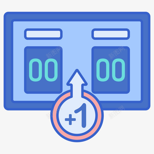 记分牌足球84线颜色svg_新图网 https://ixintu.com 记分牌 足球 颜色