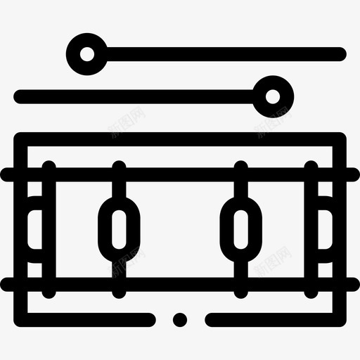 鼓风景艺术39线性svg_新图网 https://ixintu.com 风景 艺术 线性