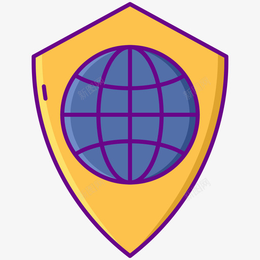 全球安全网络安全38线性颜色svg_新图网 https://ixintu.com 全球 安全 网络安全 线性 颜色