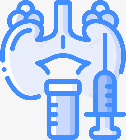 肾上腺体外4蓝色svg_新图网 https://ixintu.com 肾上腺 体外 蓝色